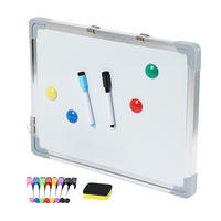 WHITEBOARD - Weiß, Kunststoff/Metall (40/30/5cm) - Relaxdays