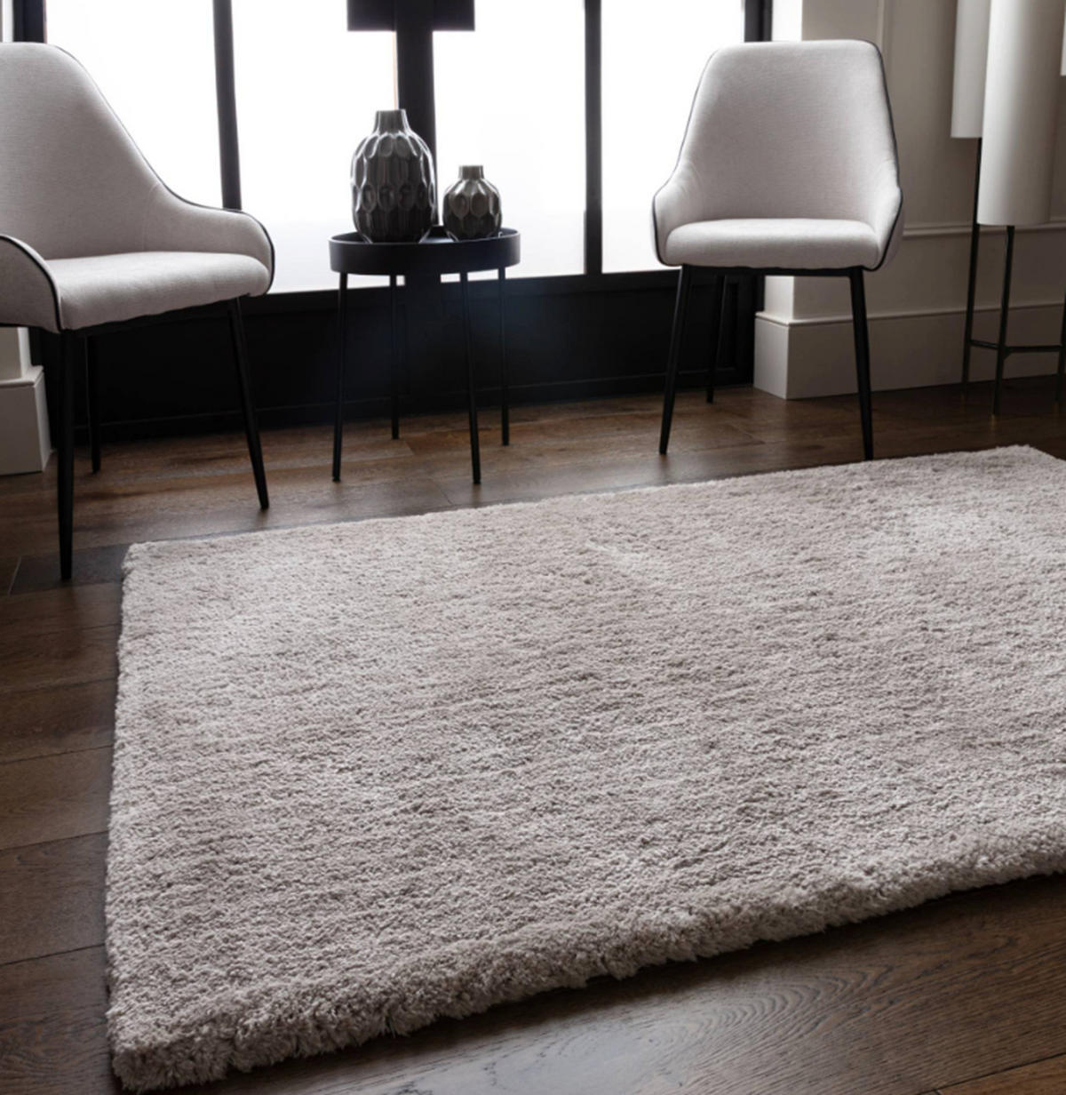 TEPPICH Wohn-/Schlafzimmer Langflor SPLENDOUR Grau 120x170 cm - Grau, Textil (120/170cm) - Novatrend