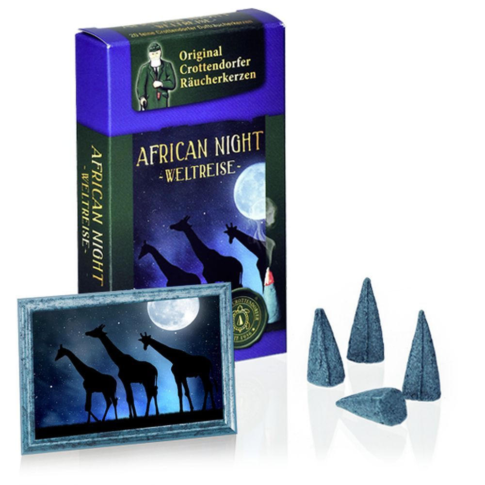 RÄUCHERKERZEN Weltreise African Night 20er Packung - Multicolor, Holz (0.1/1/0.1cm) - Crottendorfer