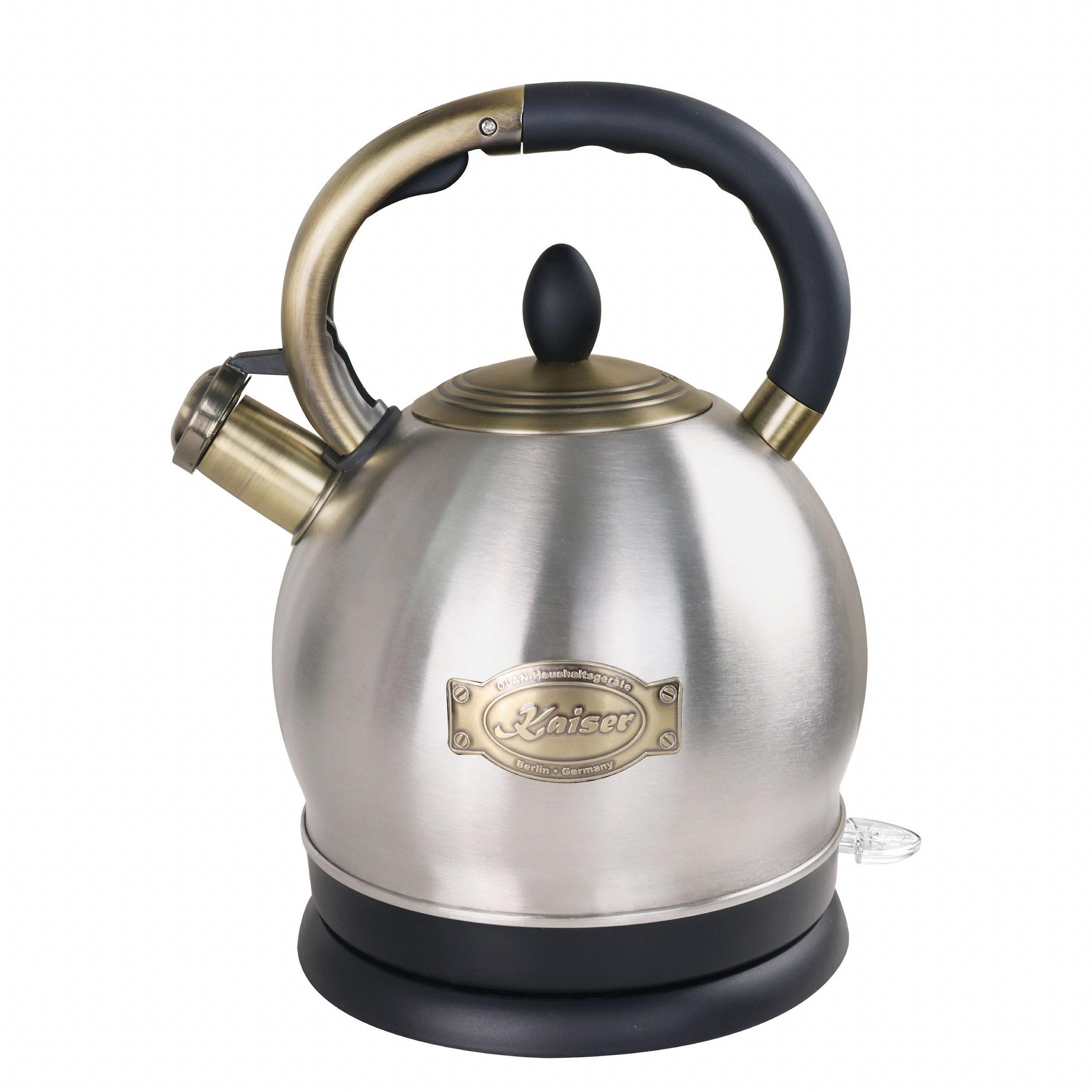 WASSERKOCHER WK 2000 R, Edelstahl, Kontroll LED 2L - Edelstahlfarben, Metall (22/23/27cm) - Kaiser Küchengeräte