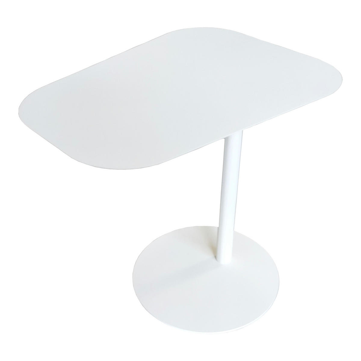 BEISTELLTISCH Nastätten - Weiß, Metall (38/50/50cm) - [en.casa]