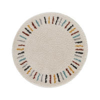 KINDERTEPPICH rund weich beige - Beige, Textil (160/160cm) - AFK Living