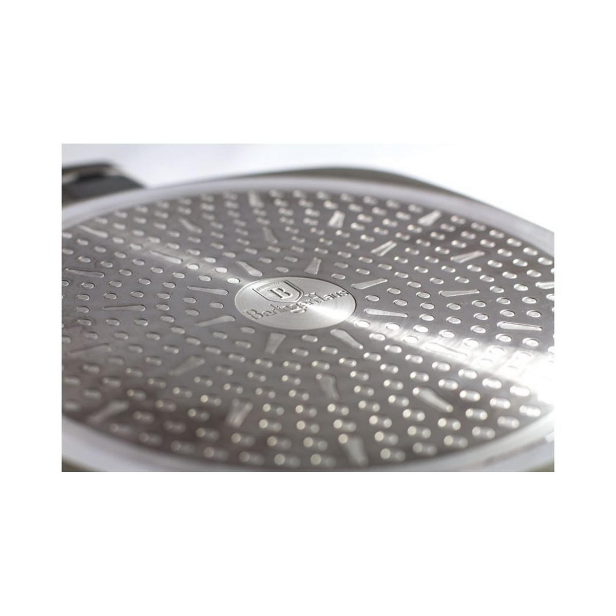 GRANIT-BRATPFANNE 28 cm Metallic Aquamarine BH7028 - Dunkelblau, Metall (28/28/4.1cm) - Berlinger Haus