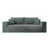 SCHLAFSOFA Farese Grau Cordbezug - Schwarz/Grau, Kunststoff/Textil (257/85/102cm) - Selsey