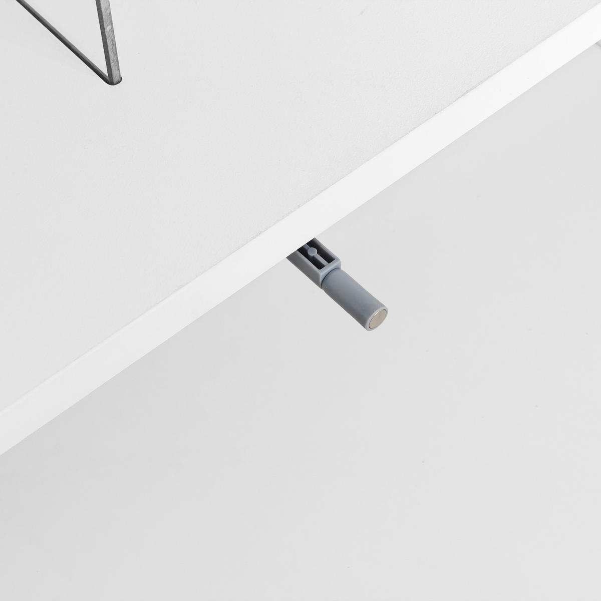 COUCHTISCH 95/50/42,5 cm weiß mit 4 Glasplatten und 2 Schubladen - Weiß, Holzwerkstoff (90/50/42.5cm) - OKWISH