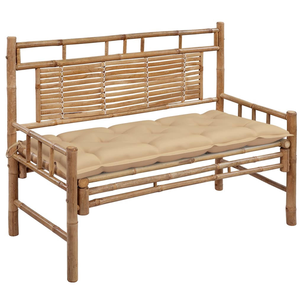 furnicato Gartenbank Beige 55x90x120 cm