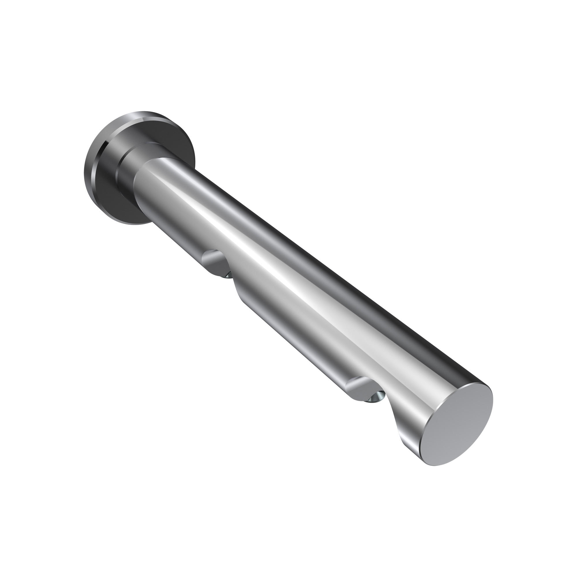 TRÄGER FÜR GARDINENSTANGEN 20 mm Ø, Platon 2-läufig, Chrom - Chromfarben, Metall (16/4/4cm) - INTERDECO