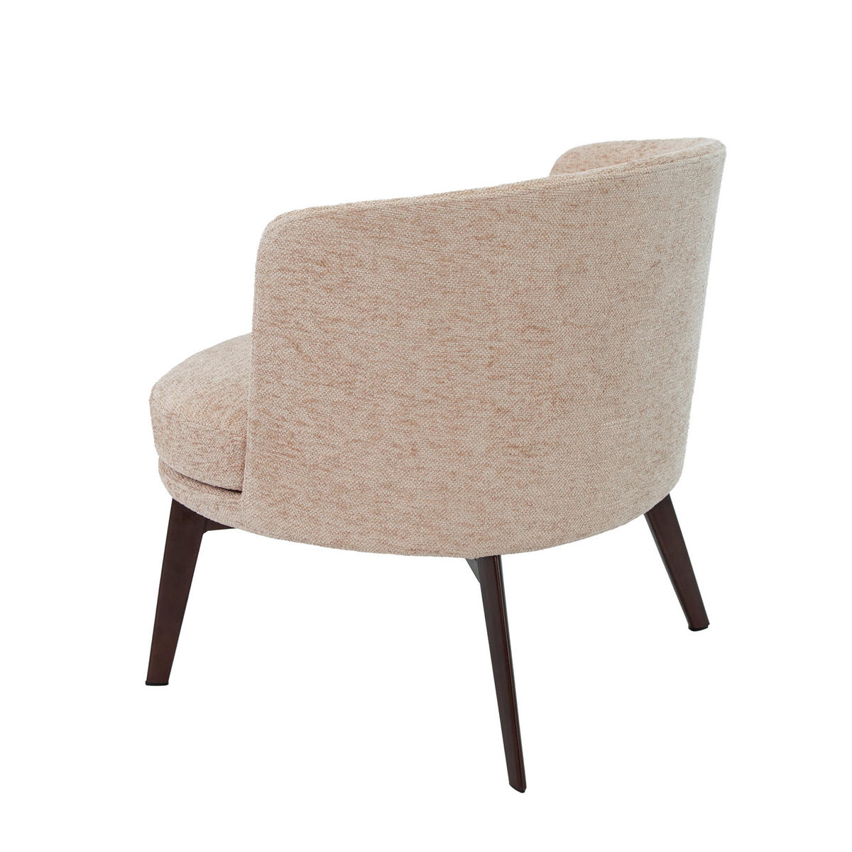 SESSEL Sessel aus cremefarbenem Stoff 74/70/71 cm - Creme/Braun, Textil (74/71/70cm) - ANGEL CERDA