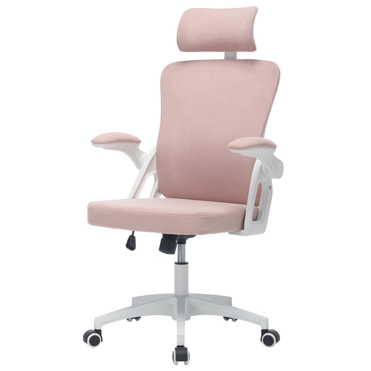 BÜROSTUHL Rosa 58/65/108 cm - Pink, Metall (58/108/65cm) - PANGIVO