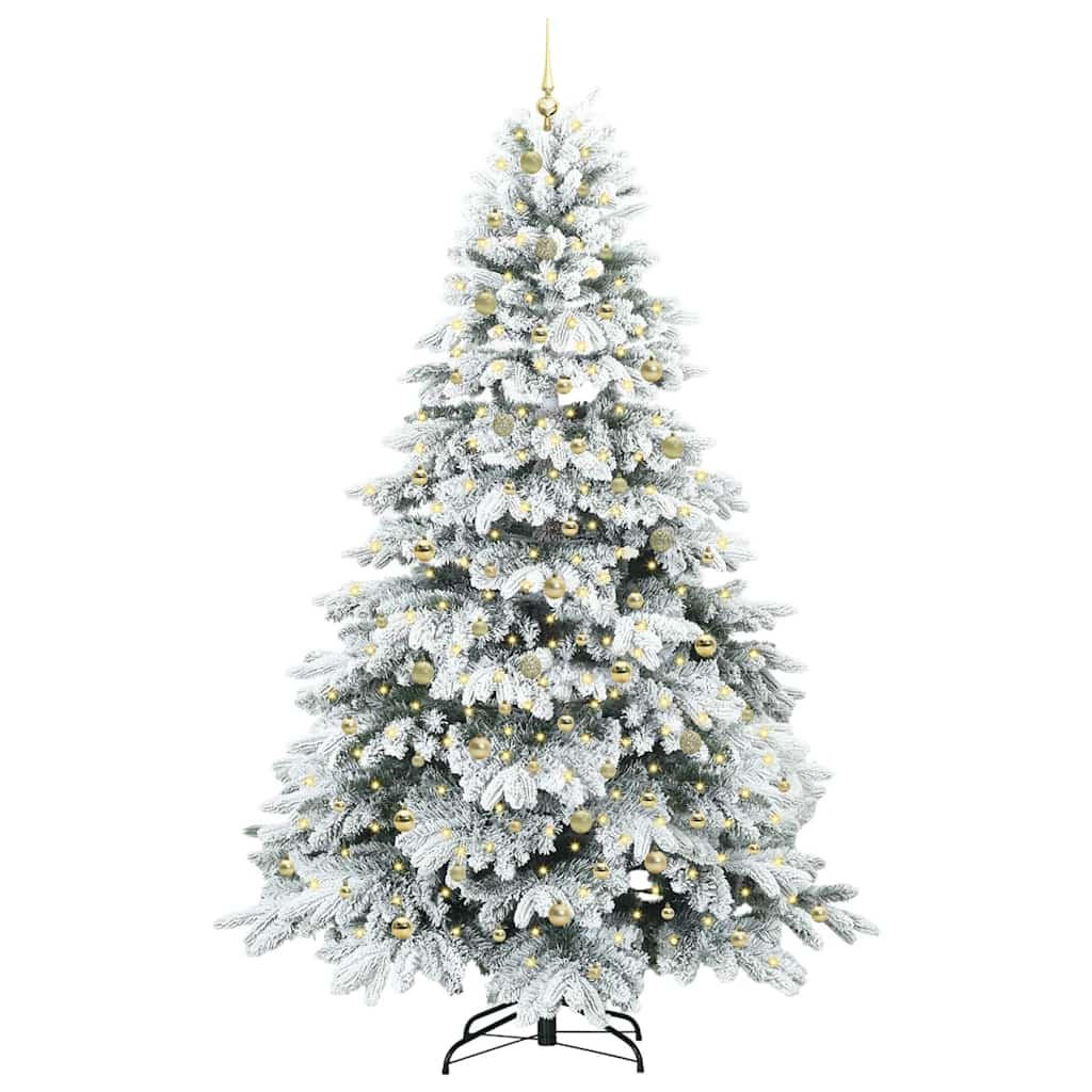 vidaXL Weihnachtsbaum Weiß 240 cm