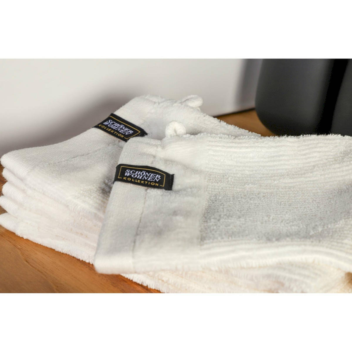 WASCHHANDSCHUH SENSE-6 - Weiß, Textil (16/21cm) - Schöner Wohnen