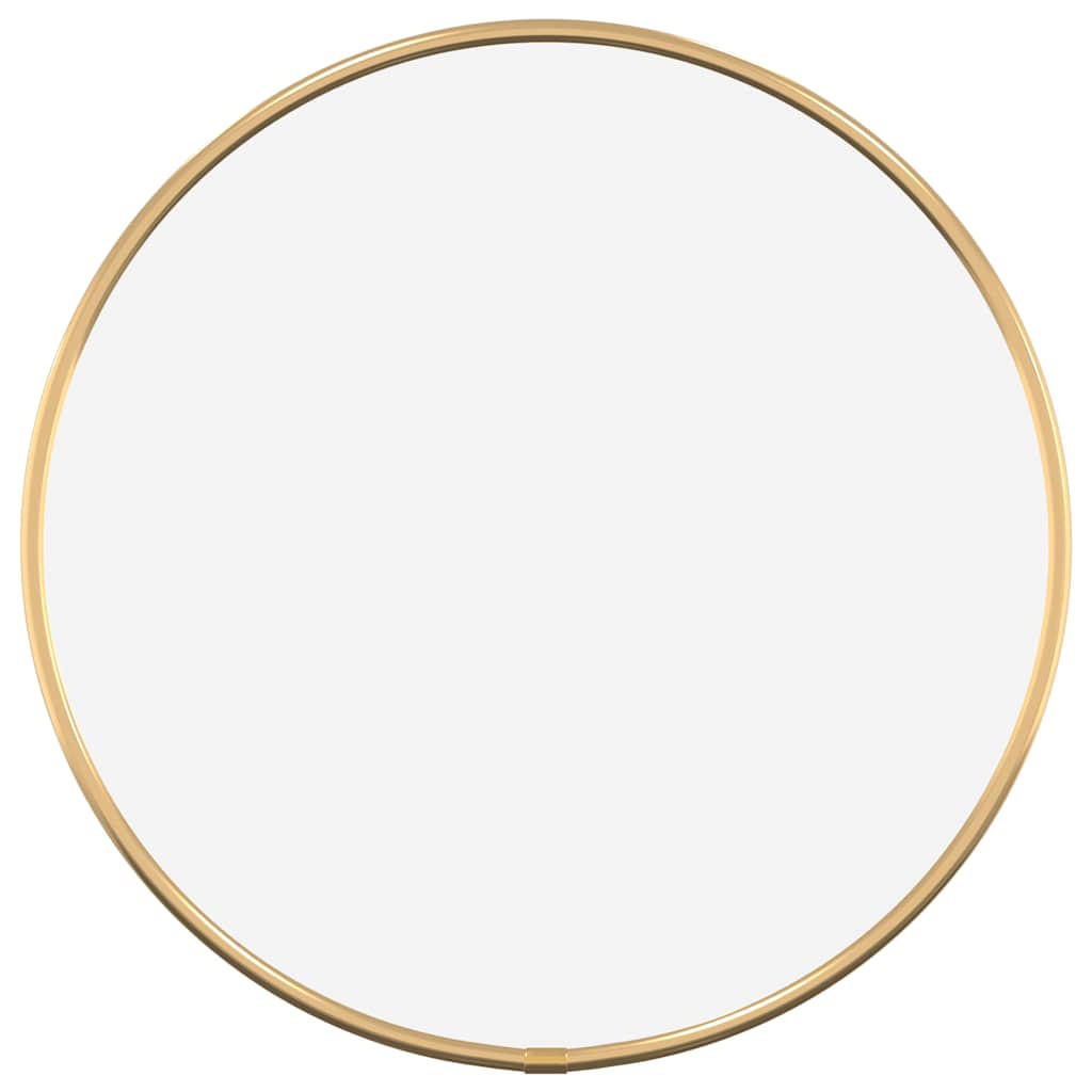 WANDSPIEGEL Golden Ø 30 cm Rund - Goldfarben, Glas (30/30/1cm) - furnicato