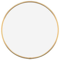 WANDSPIEGEL Golden Ø 30 cm Rund - Goldfarben, Glas (30/30/1cm) - furnicato