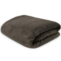 KUSCHELDECKE, 220x240 cm, 100% Polyester - Mokka, Textil (220/240cm) - Zollner