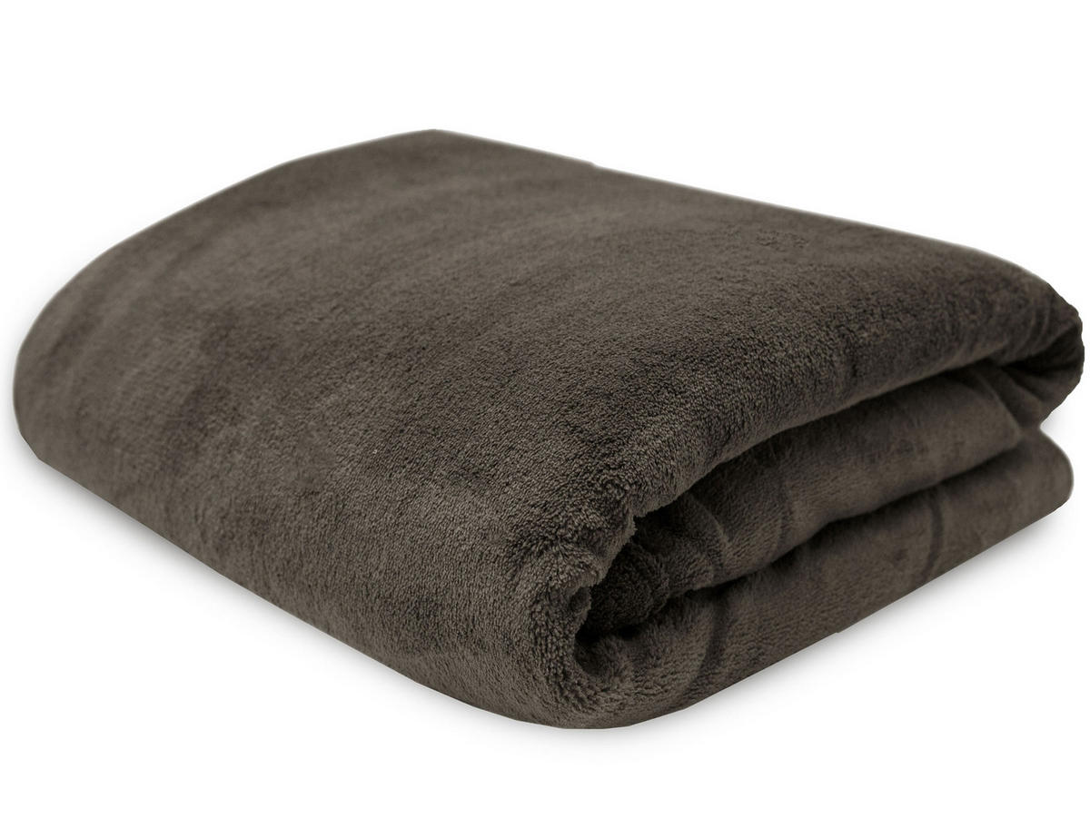 KUSCHELDECKE, 220x240 cm, 100% Polyester - Mokka, Textil (220/240cm) - Zollner