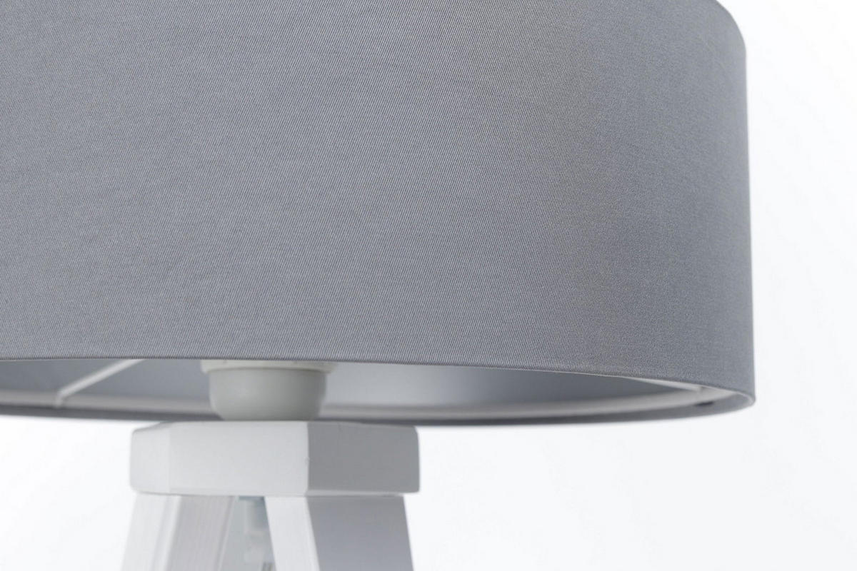 TISCHLAMPE Grau 30/45 cm - Weiß, Kunststoff (30/0.7/45cm) - ONZENO
