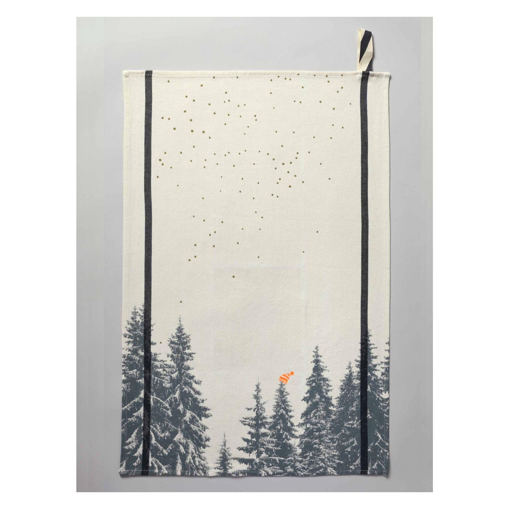 KÜCHENTUCH Bertille ekrü 50 x 70 cm - Weiß, Textil (70/50cm)