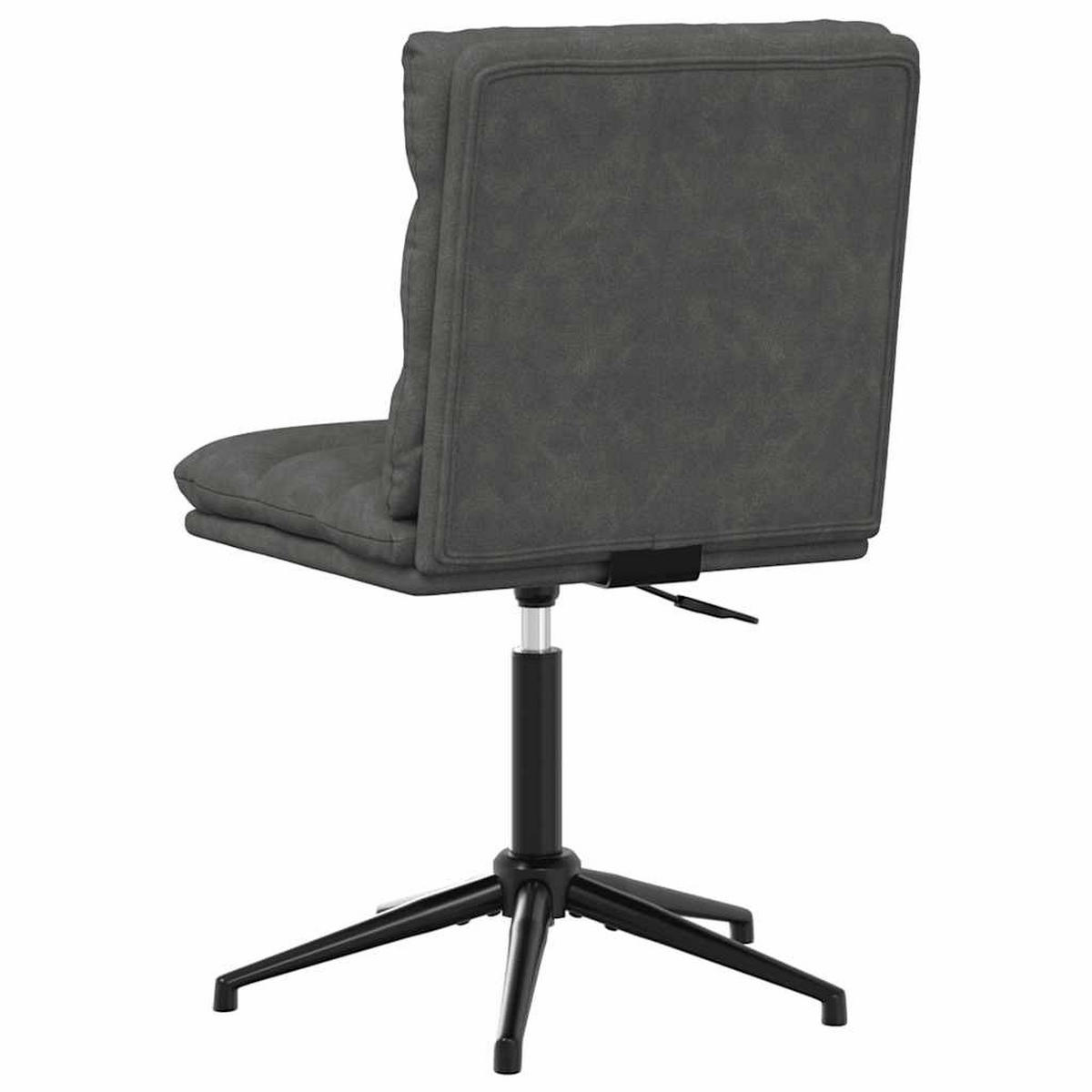 STUHL-SET 2 Stk Korngrafenhain 44/84/50 cm - Schwarz, Leder (44/84/50cm) - ZMH