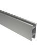 INNENLAUFPROFIL 140 cm, 14x35 mm Edelstahl-Optik - Edelstahlfarben, Metall (140cm) - INTERDECO