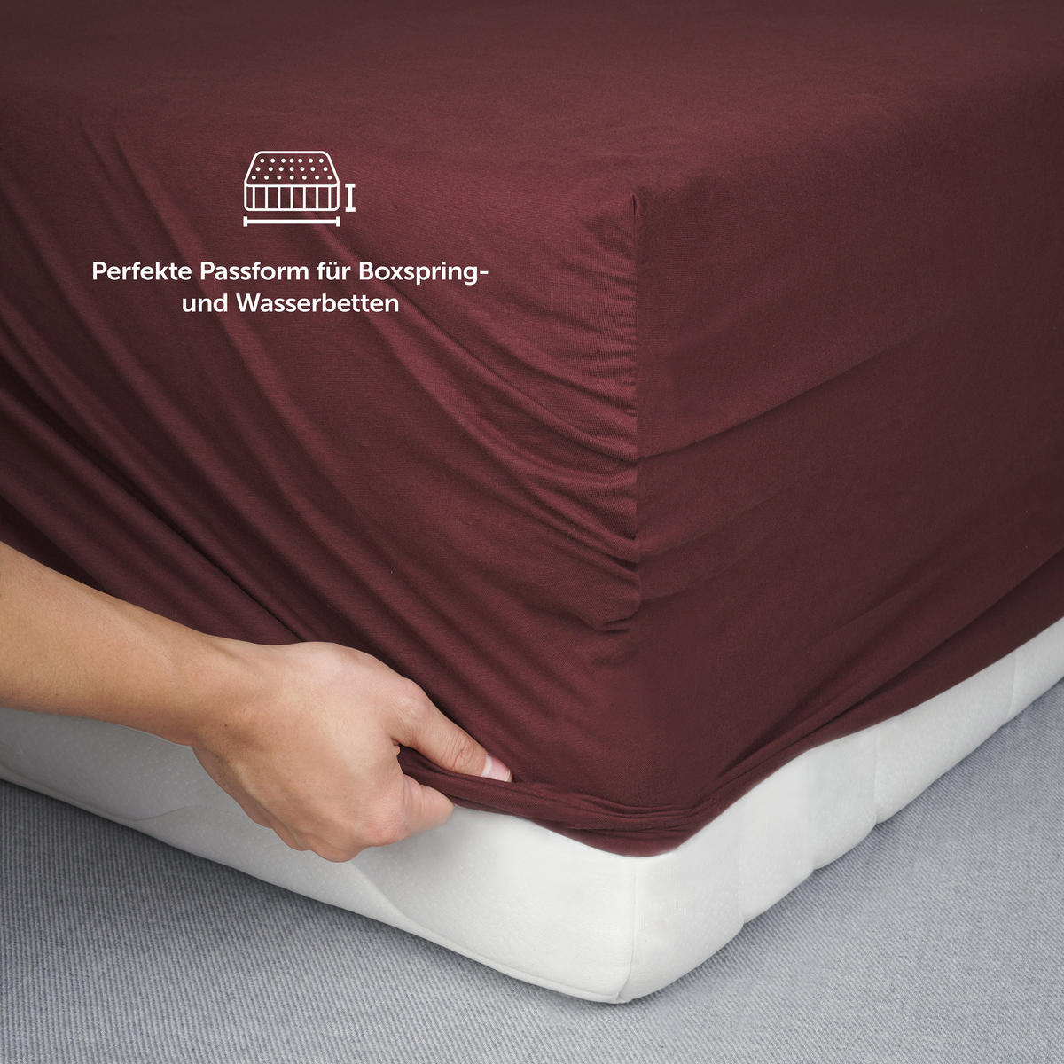 NAPÍNACIA PLACHTA 180/220 cm baklažánová - baklažánová, textil (180/220cm) - Blumtal