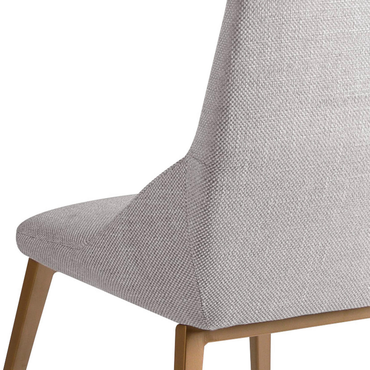 STUHL Hellgrau Gold 48/60/90 cm - Goldfarben/Hellgrau, Textil (48/90/60cm) - ANGEL CERDA