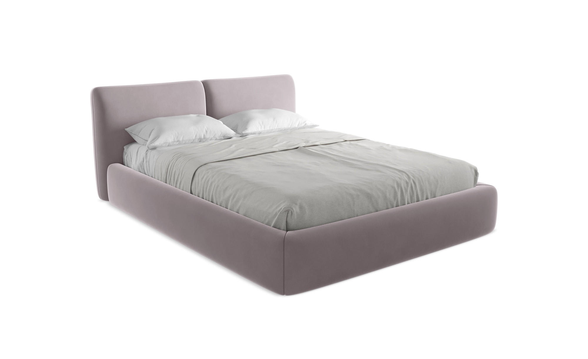 POLSTERBETT mit Bettkasten und Lattenrost 180x228 Grau - Schwarz/Grau, Kunststoff/Textil (160/200cm) - Makamii