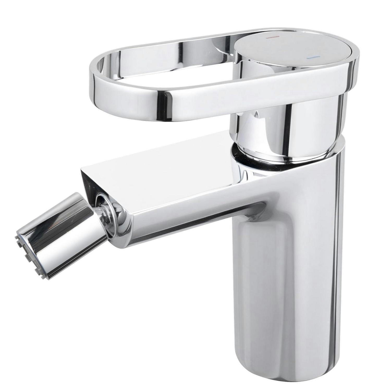 WASCHTISCHARMATUR mit 360° Drehfunktion Chrom Wassersparend - Silberfarben, Metall (13.5/11/13.9cm)