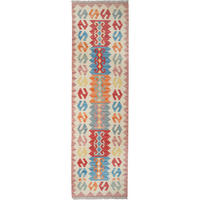 HANDWEBTEPPICH Kelim Gashgai Mehrfarbig 194/57 cm Schurwolle - Multicolor, Textil (57/194cm) - Looma