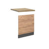 FRONTBLENDE Fame-Line Goldkraft Eiche 60 cm, AP Eiche - Anthrazit/Eiche Wotan, Holzwerkstoff (60/67.4/1.6cm) - Vicco