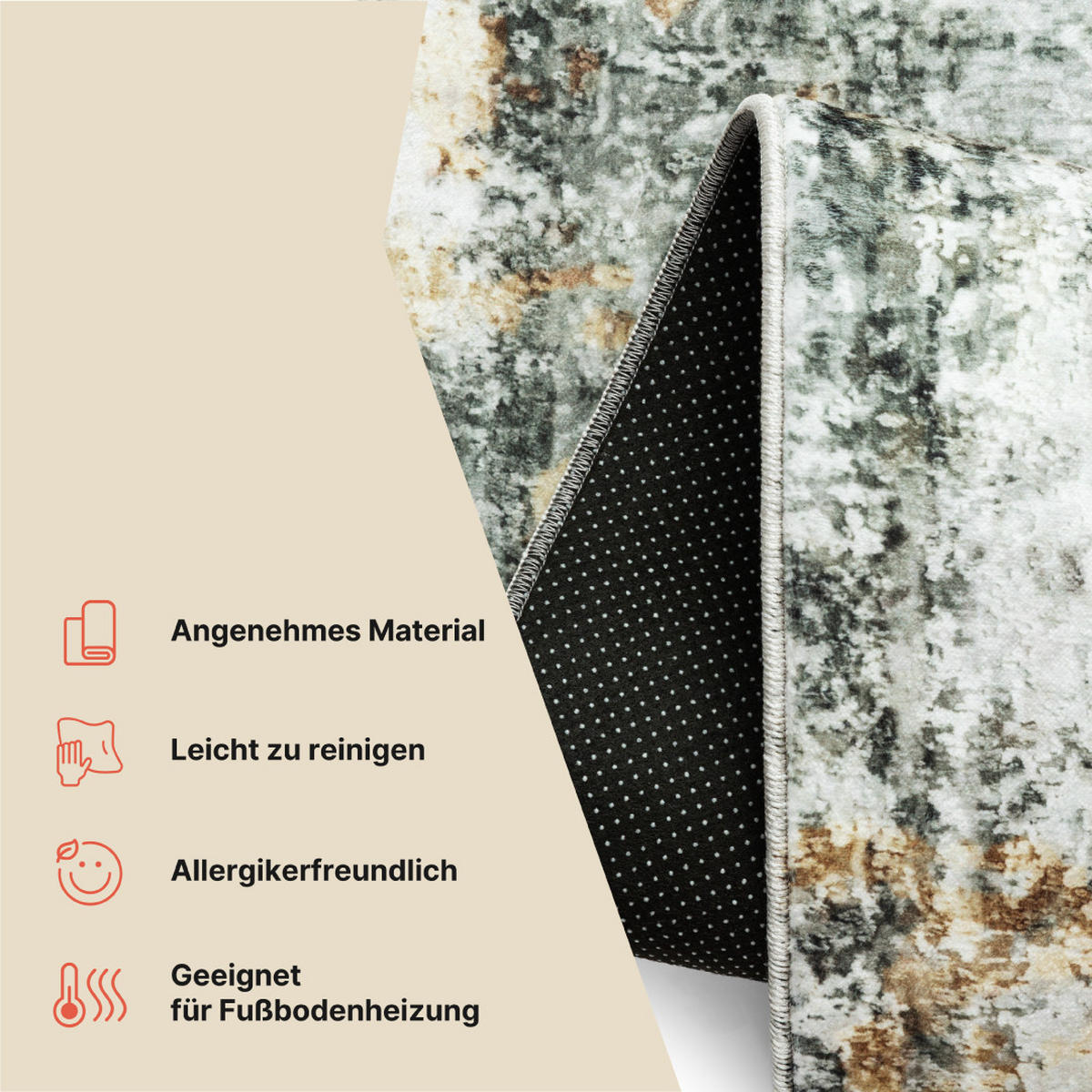 TEPPICH VENEZIA Grau Vintage 240/330 cm - Grau, Textil (240/330cm) - Tapiso