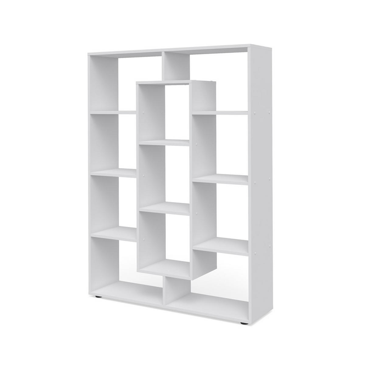 RAUMTEILER Weiß 107.2 x 143 cm - Weiß, Holzwerkstoff (107.2/143/29cm) - Vicco