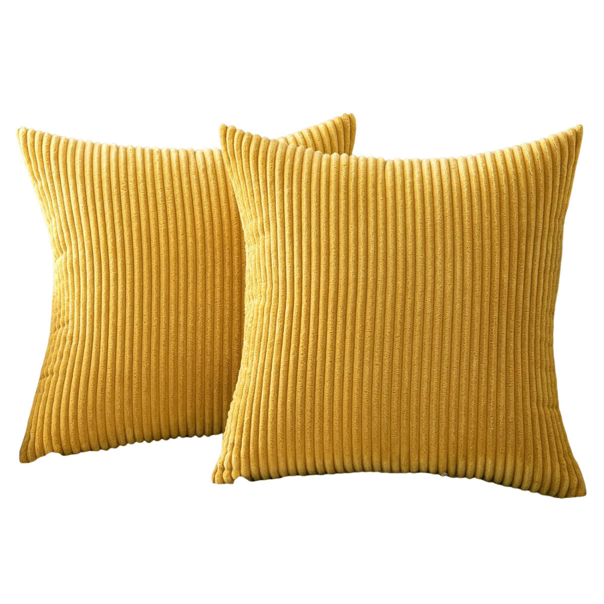 KISSENHÜLLE Plüsch Gold 45*45cm - Goldfarben, Textil (45/45cm) - Kaket