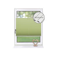 PLISSEE Thermo Basic 75 x 210cm Klemmfix ohne Bohren - Grün, Textil (75/210/210cm) - Deco-Raum