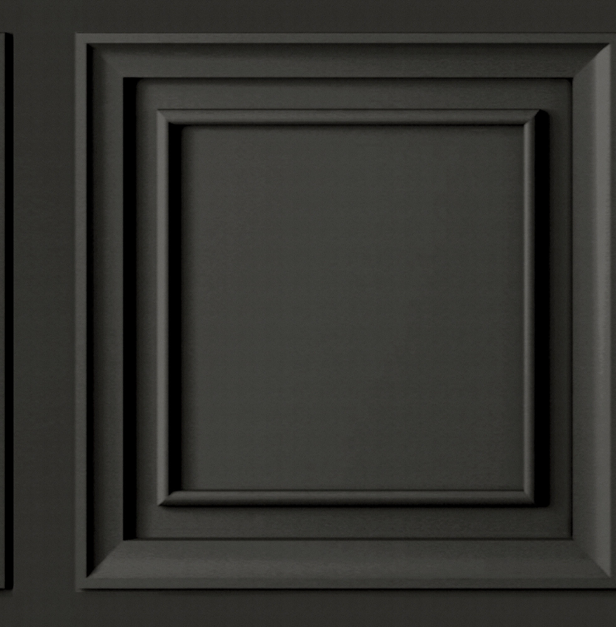 VLIESTAPETE - Panel Schwarz - Schwarz, Papier/Kunststoff (52/1000cm) - Sublime