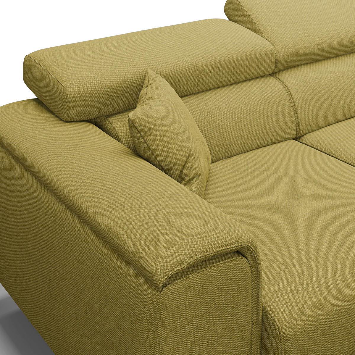 LINEARSOFA Fusion - Gelb, Textil (260/74/102cm) - Divani.store