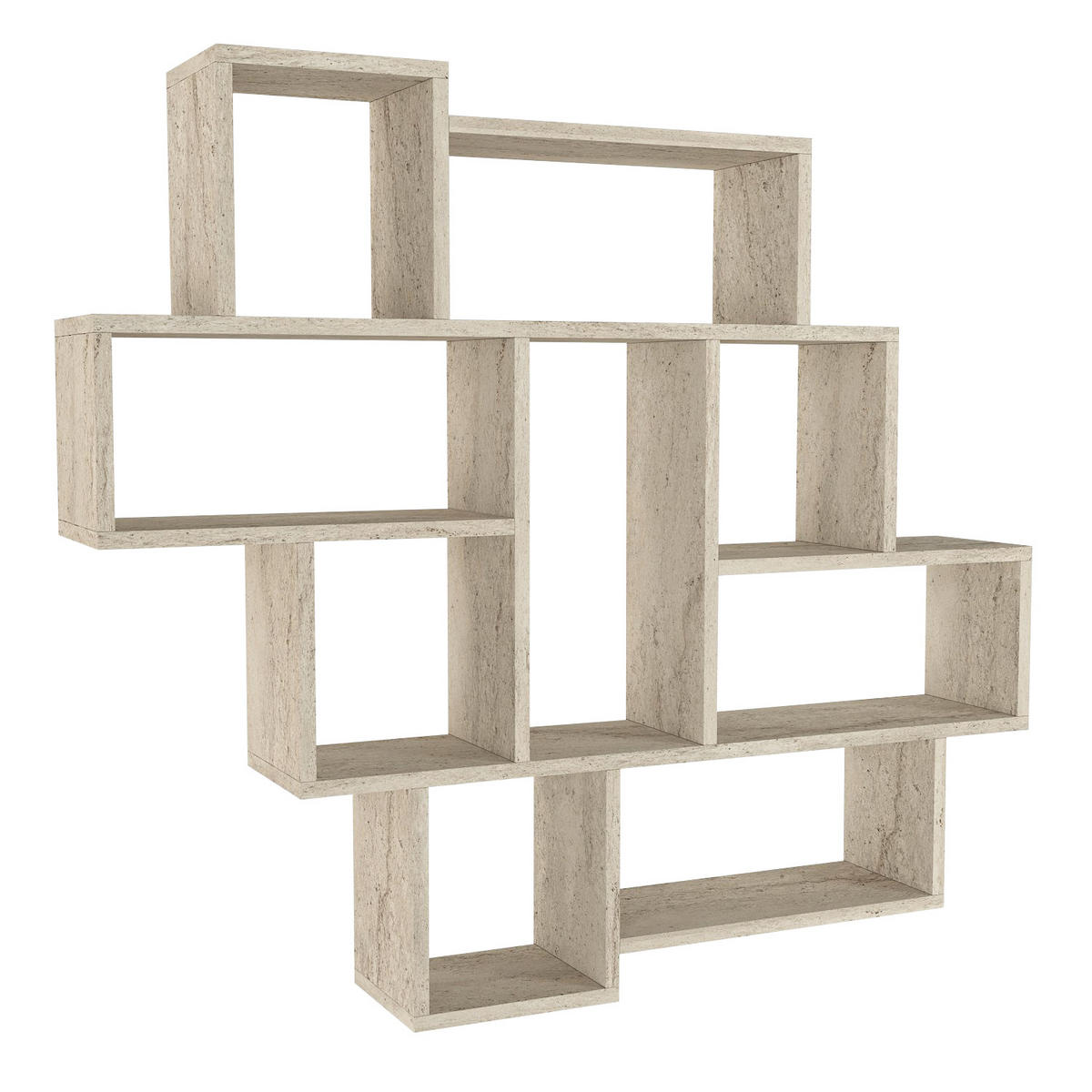 WANDREGAL Parola Beige Granit Optik - Beige, Holzwerkstoff (115/103/15cm) - moebel17