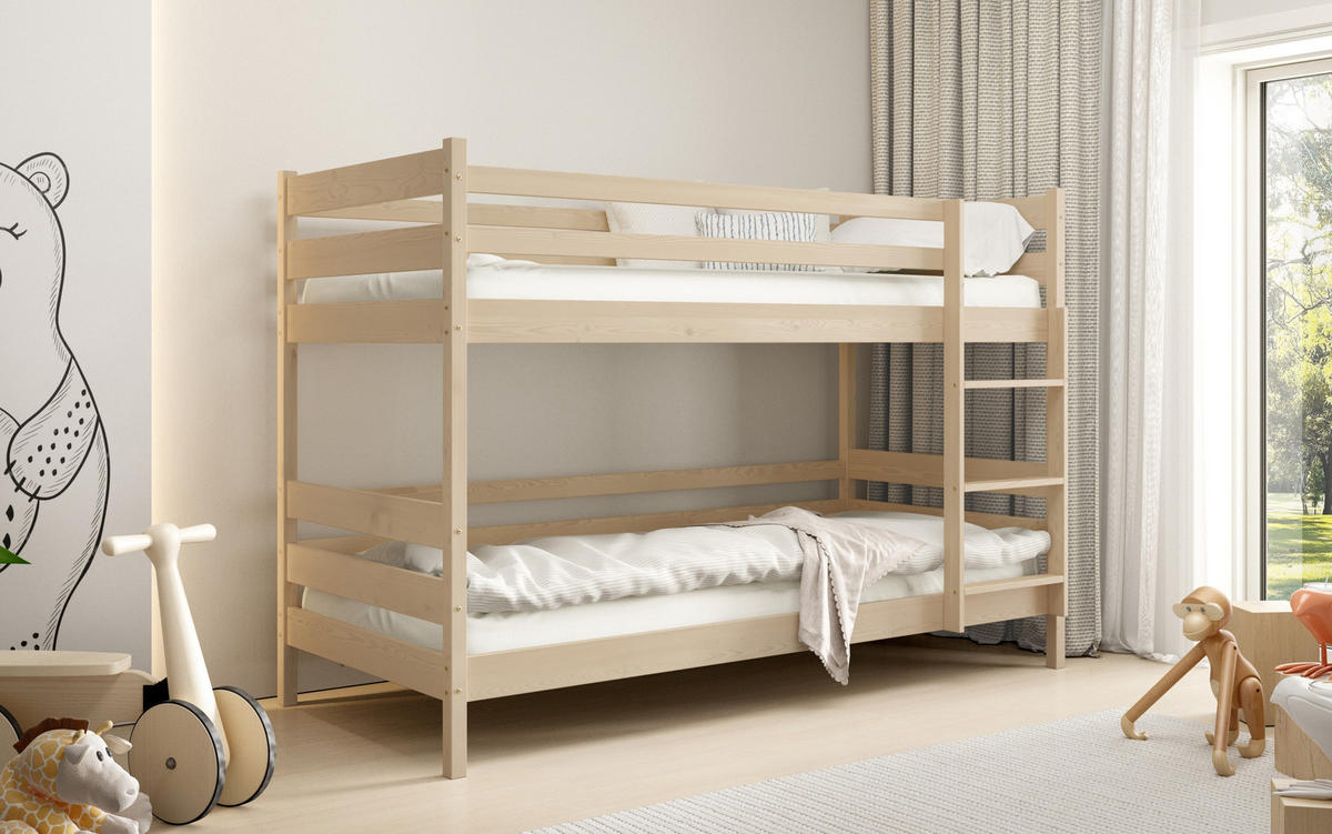 ETAGENBETT SIMBA 80x190 cm Kieferfarben - Kieferfarben, Holz (80/190cm) - MASSENO