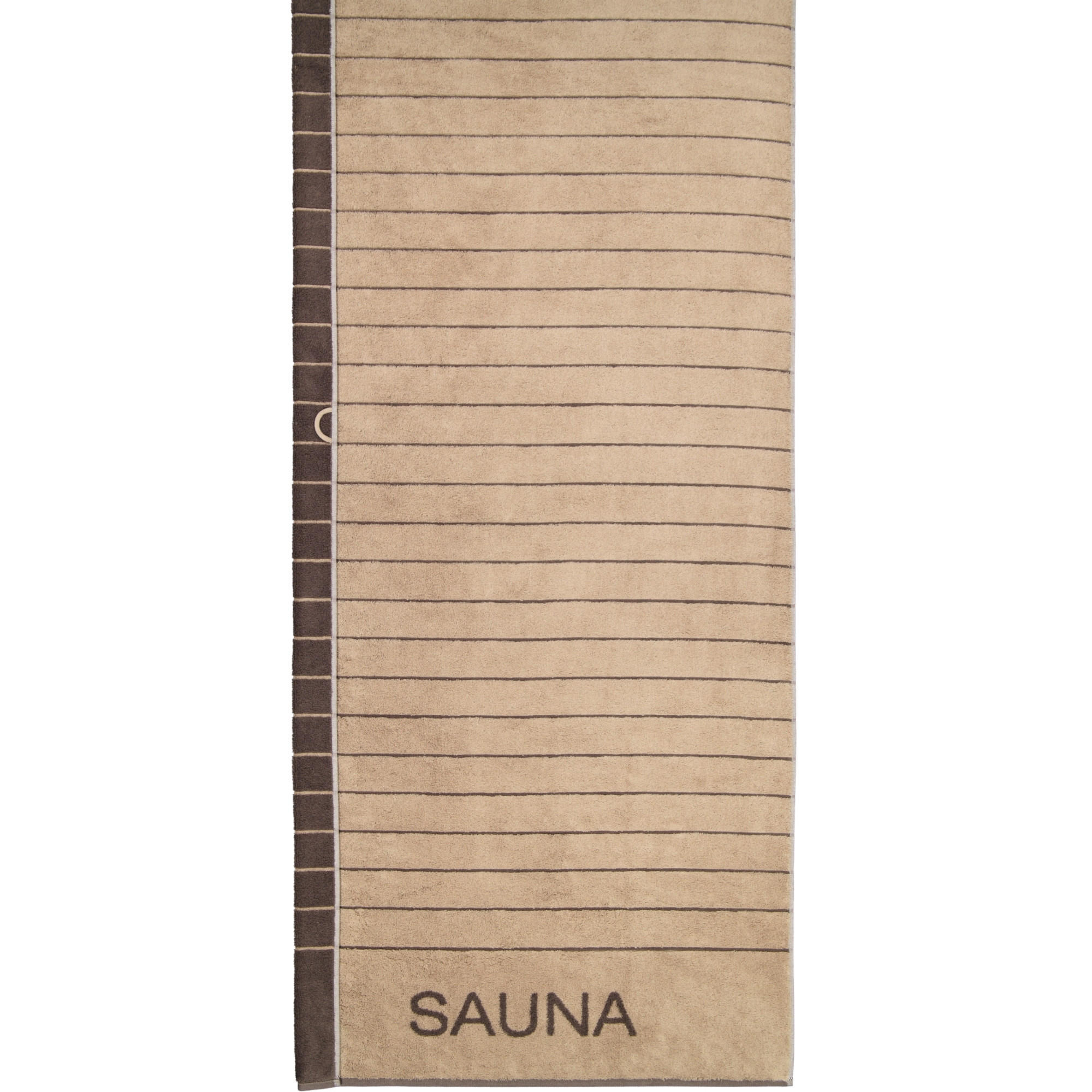 SAUNATÜCHER BALANCE DOUBLEFACE 6237 SAND - 39 - Sandfarben, Textil (80/200cm) - Cawoe