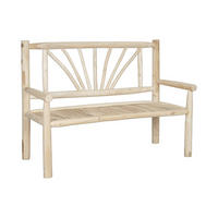 GARTENBANK - 2 Personen - Holz, Platte - Naturfarben Hell - Naturfarben, Holz (130/96/60cm) - Vente-Unique