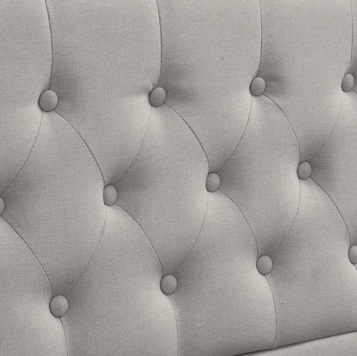 POLSTERBETT mit Bettkasten aus Leinen 160x200 cm Grau - Grau, Textil (160/200cm) - IVMEU