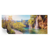 FOTOTAPETE 250x104 cm - Naturlandschaft - Grün, Textil (250/104cm) - Wallfluent