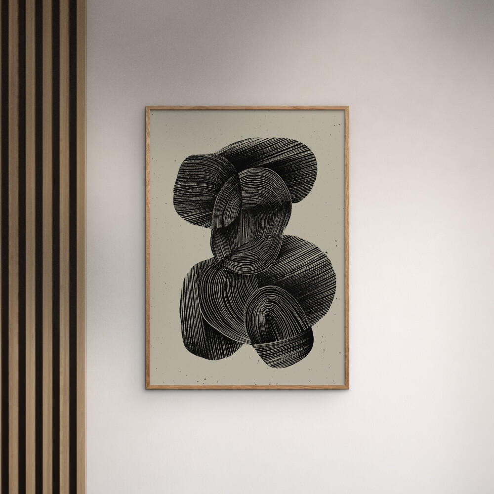 POSTER Treechild - Straw No.2 - Schwarz, Papier (30/40/0.1cm) - Poster&Frame
