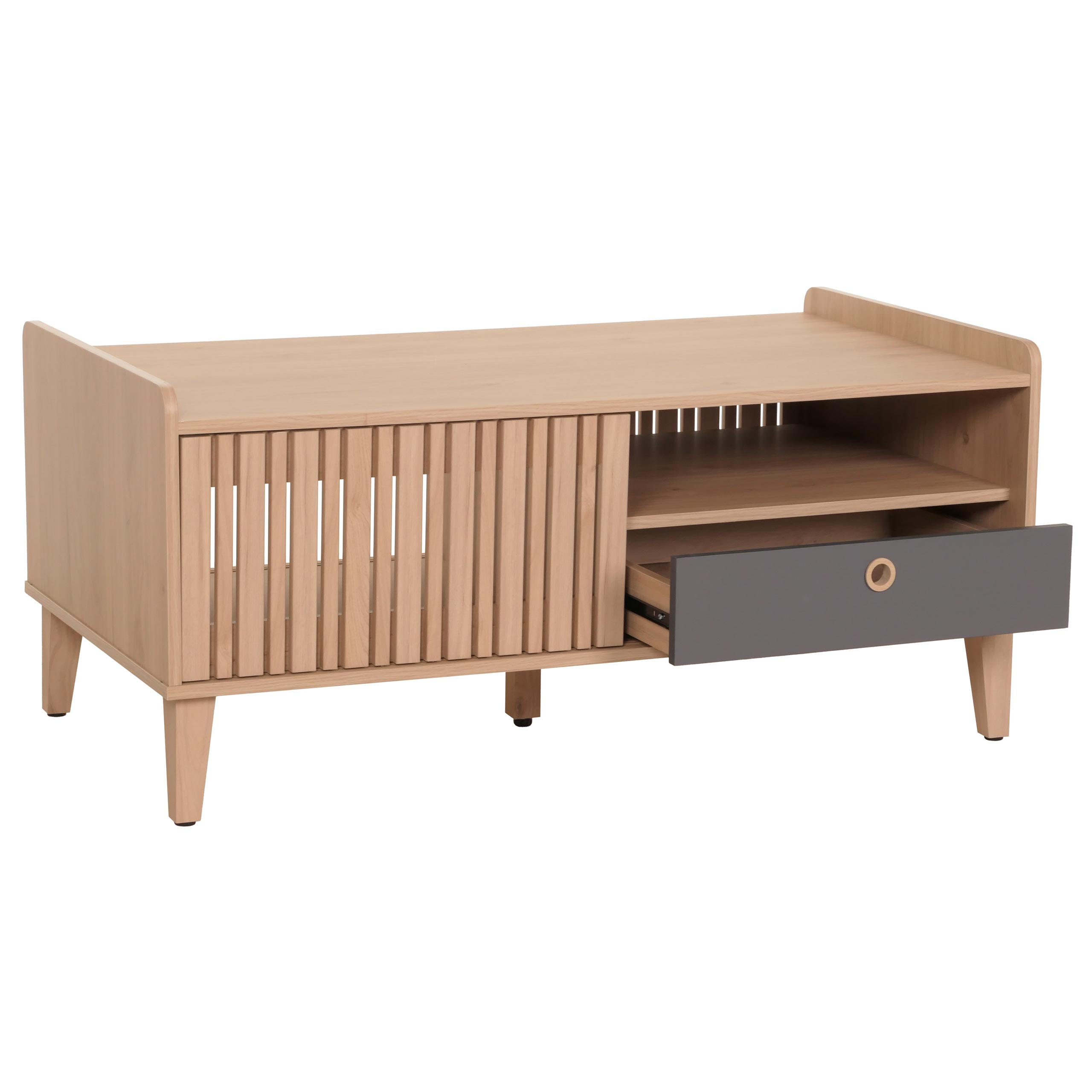COUCHTISCH rechteckig Beige - Beige, Holz (59/114/52cm) - MCW