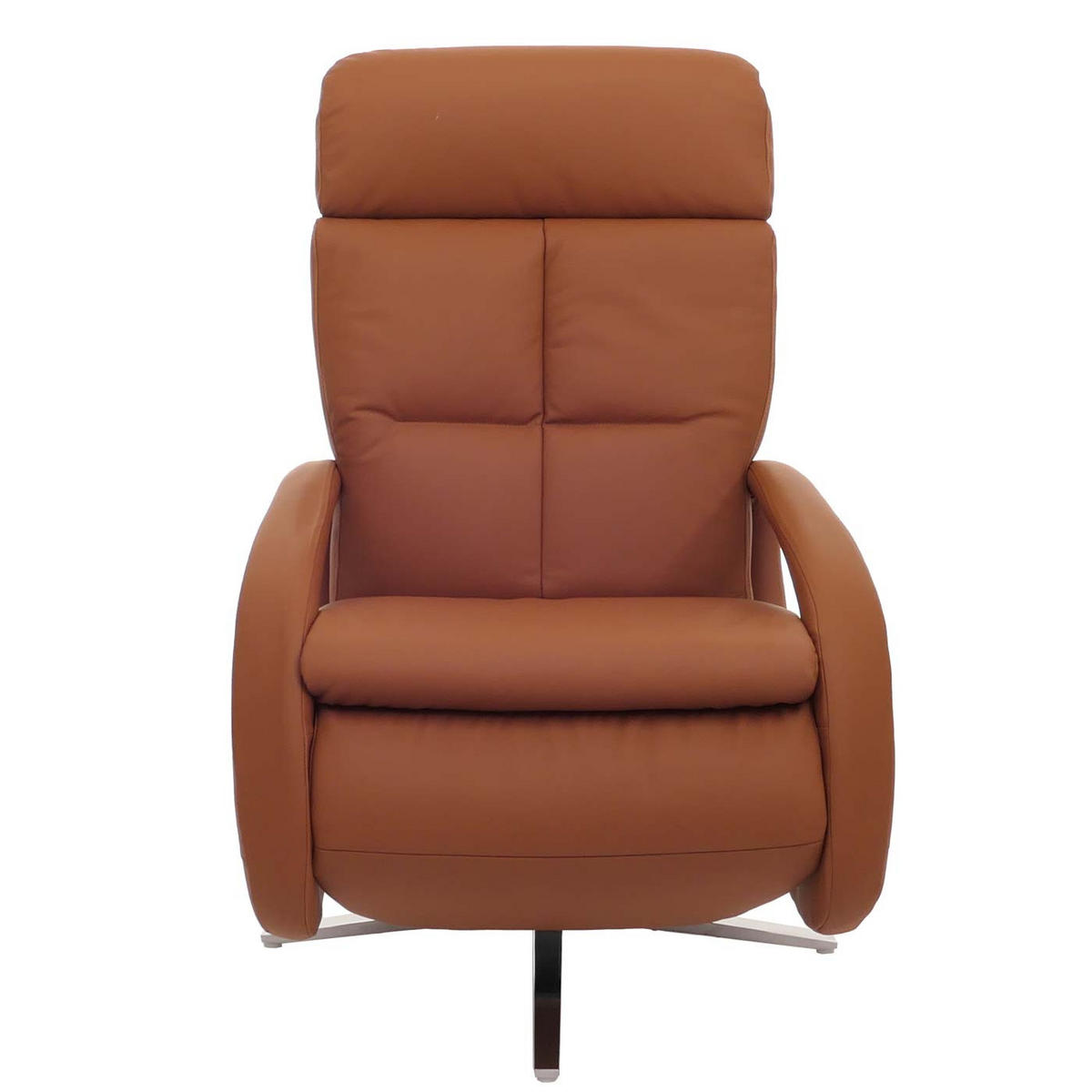 RELAXSESSEL Braun - Braun, Leder (70/109/147cm) - MCW