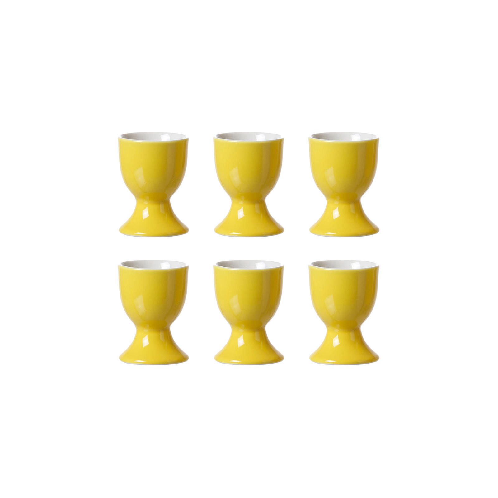 EIERBECHER Doppio Gelb ø 5 cm 6er Set - Gelb, Keramik (5/6/5cm) - Ritzenhoff Breker