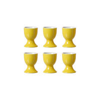 EIERBECHER Doppio Gelb ø 5 cm 6er Set - Gelb, Keramik (5/6/5cm) - Ritzenhoff Breker