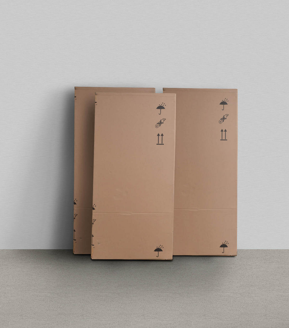 KLEIDERSCHRANK Der Robe - Beige, Holzwerkstoff (90/197/58cm) - Mokebo