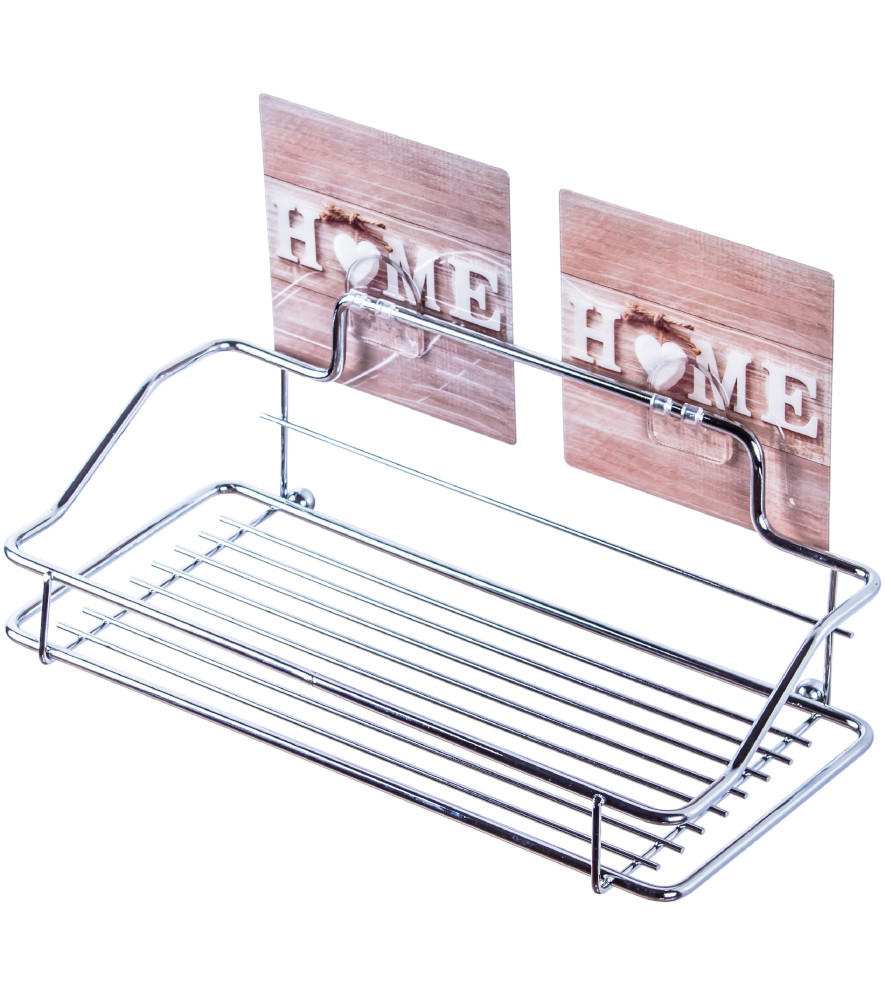 DUSCHABLAGE 25 x 11,5 x 9 Home - Braun, Metall (25/11.5/9cm) - Sanilo