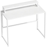 SCHREIBTISCH klappbar 100 x 48 cm Holzoptik Weiß - Weiß, Holz (100/48/87.5cm) - Meubliv