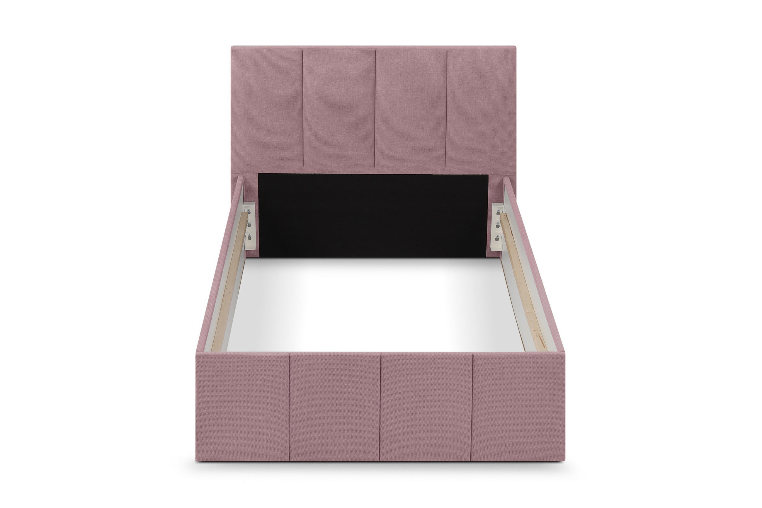 POLSTERBETT Dalas Rose 100 x 200 x 40 cm Stauraum Ohne Matratze und Lattenrost - Rosa, Holz (100/200cm) - Halmon Schlafkomfort Betten 